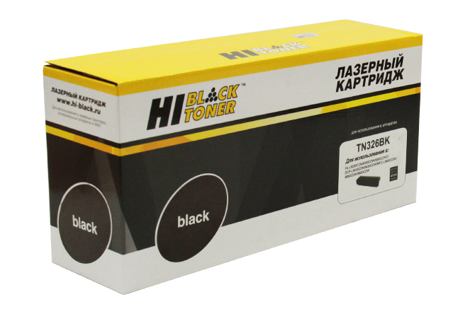 Тонер-картридж Hi-Black (HB-TN-326BK) для BrotherHL-L8250CDN/8350CDW/8350CDWT, Bk, 4K