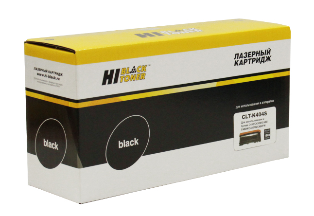 Тонер-картридж Hi-Black (HB-CLT-K404S) для Samsung XpressC430/C430W/480/W/FN/FW, Bk, 1,5K